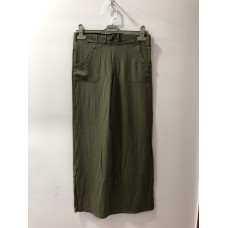 Asker Yeşili Renginde Yazlık Kumaş Pantolon